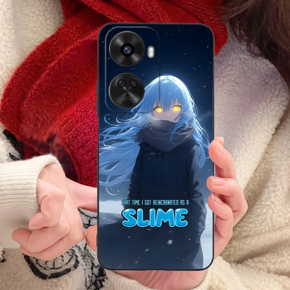 Slime Rimuru Tempest Mobile Phone Case for Huawei Nova 12 11 10 9 8 7 Pro SE 5G Black Soft Phone Cover Shell