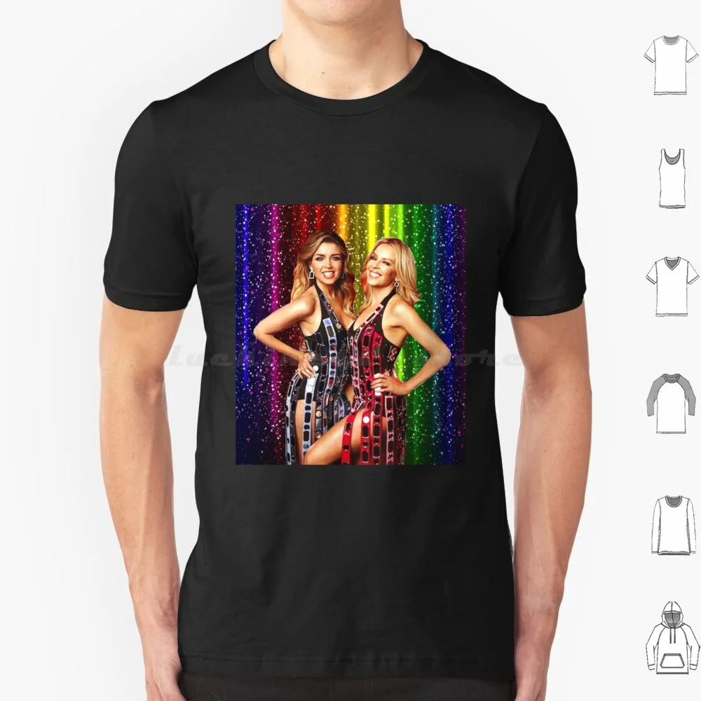 Kylie Minogue & Dannii Minogue-Christmas T Shirt 6xl Cotton Cool Tee Kylie Minogue Kylie Christmas Christmas Holidays Festive