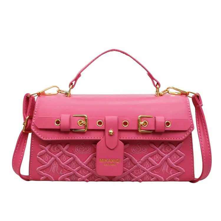Elegant Classic Original Retro Diaper Bag Textured Leather Crossbody Handbag For Women Large Capacity Luxury Messenger
