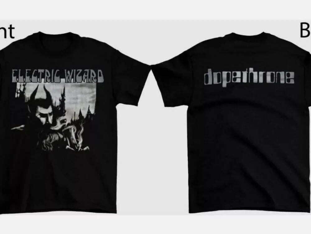 Dopethrone Electric Wizard Unisex T-shirt Cotton.