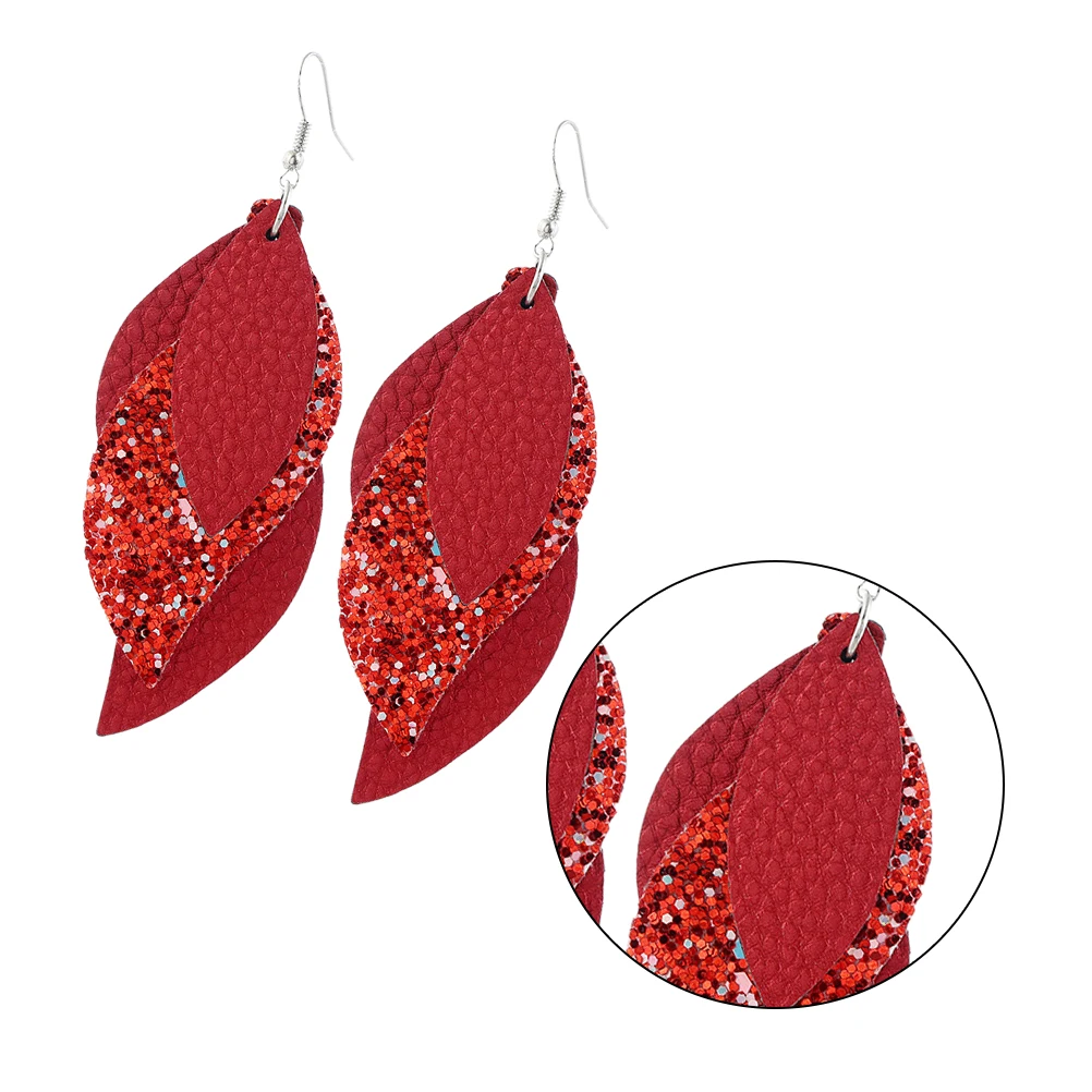 

Sequin Earrings Ohrringe Boho Style Pailletten Schmuck Chunky Damen Party Drop Women's