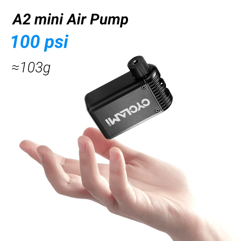 CYCLAMI Mini Plus Portable Pump for Bicycle Cordless Air Inflator Presta Schrader Valve Outdoor MTB Bike Accessories