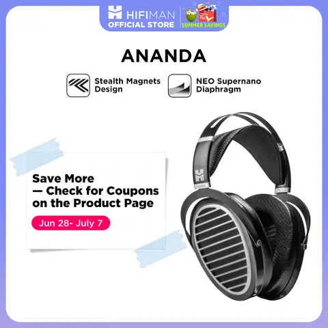 HIFIMAN Ananda Stealth Magnet Open-Back Over-Ear Full-Size Planar