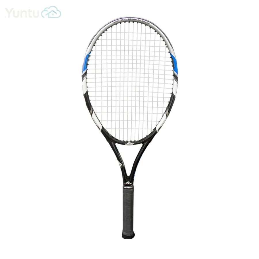 Lightweight Carbon Fiber One‑Piece Tennis Racket,Professional Durable Integrated Tennis Racquet for BeginnerIntermediate Players