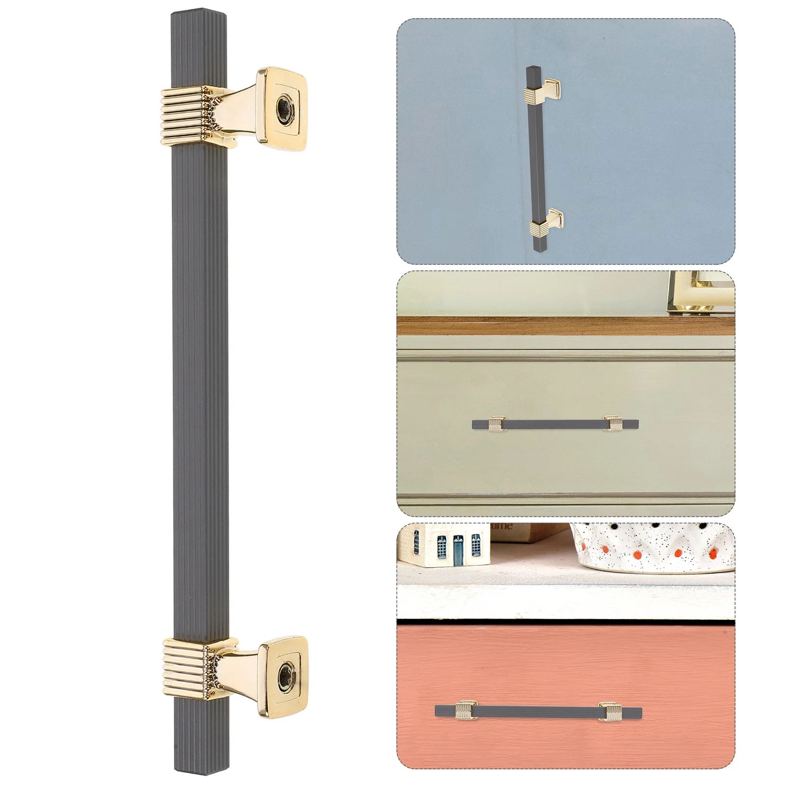 

Furniture Aluminium Alloy Handle Modern Cabinet Door Handle Metal Drawer Pull for Wardrobe Kitchen Dresser Furniture Handles