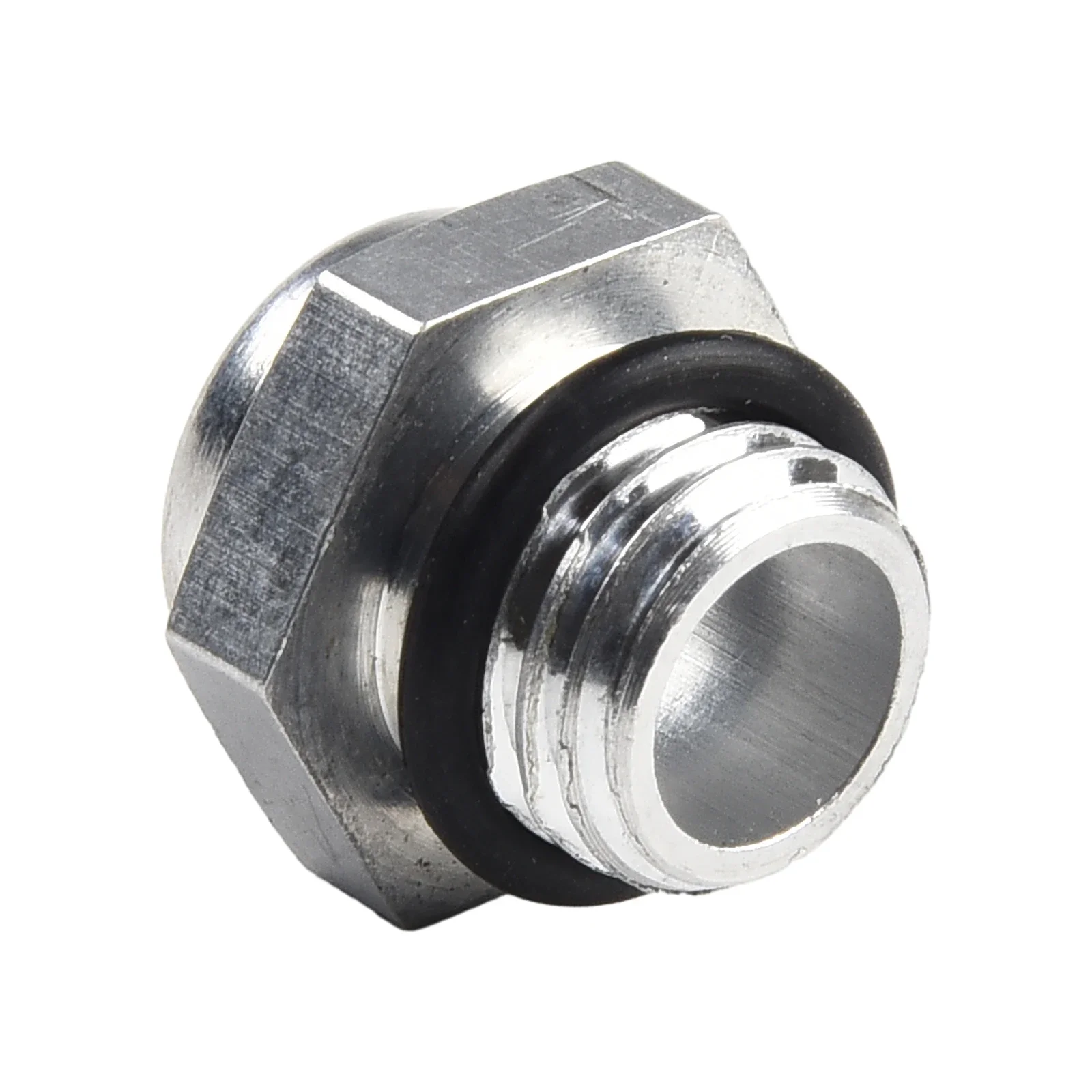 Easy Installation Aluminum Oil Sight Glass  NPT Thread  O Ring for Secure Oil Seal  Suitable for Reducer and Pump Oil Inspection