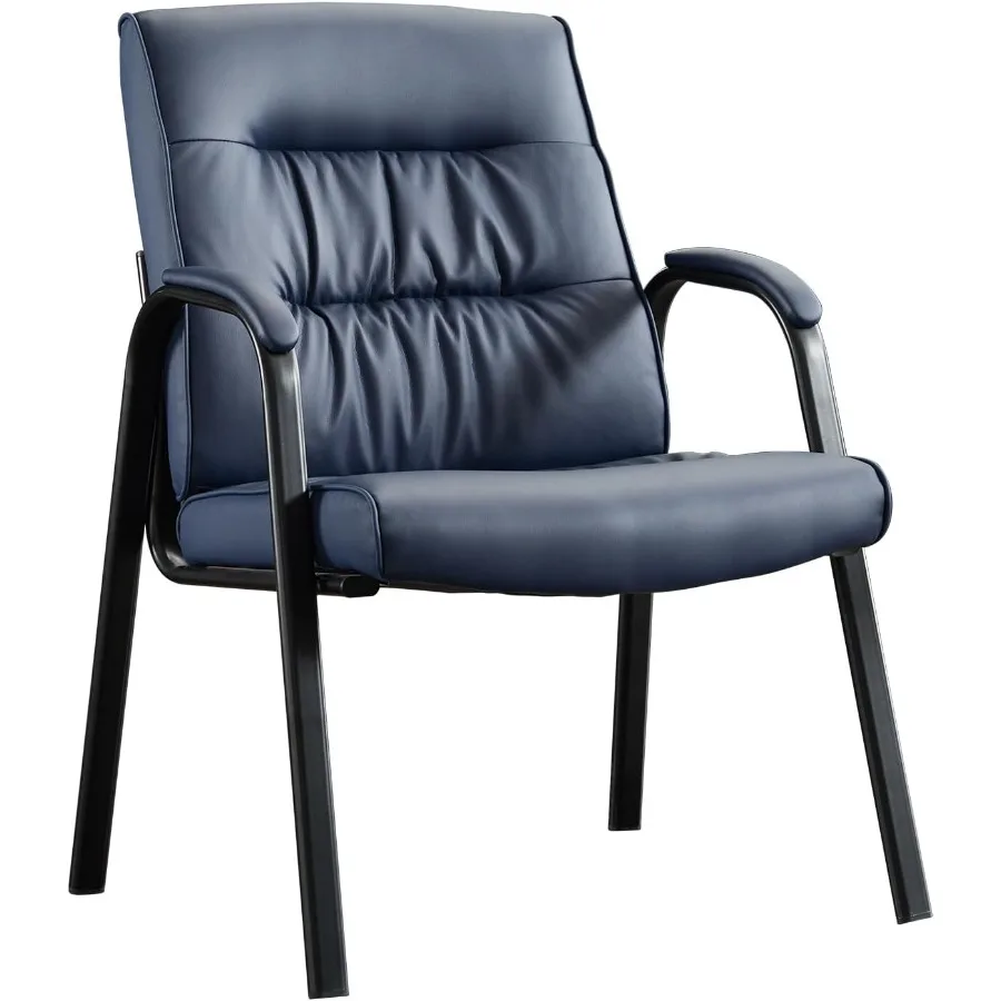 

BigWide офисное кресло для приема гостей, стулья для конференц-зала, стулья для комнаты ожидания, современный кожаный офисный стул без колес vy B