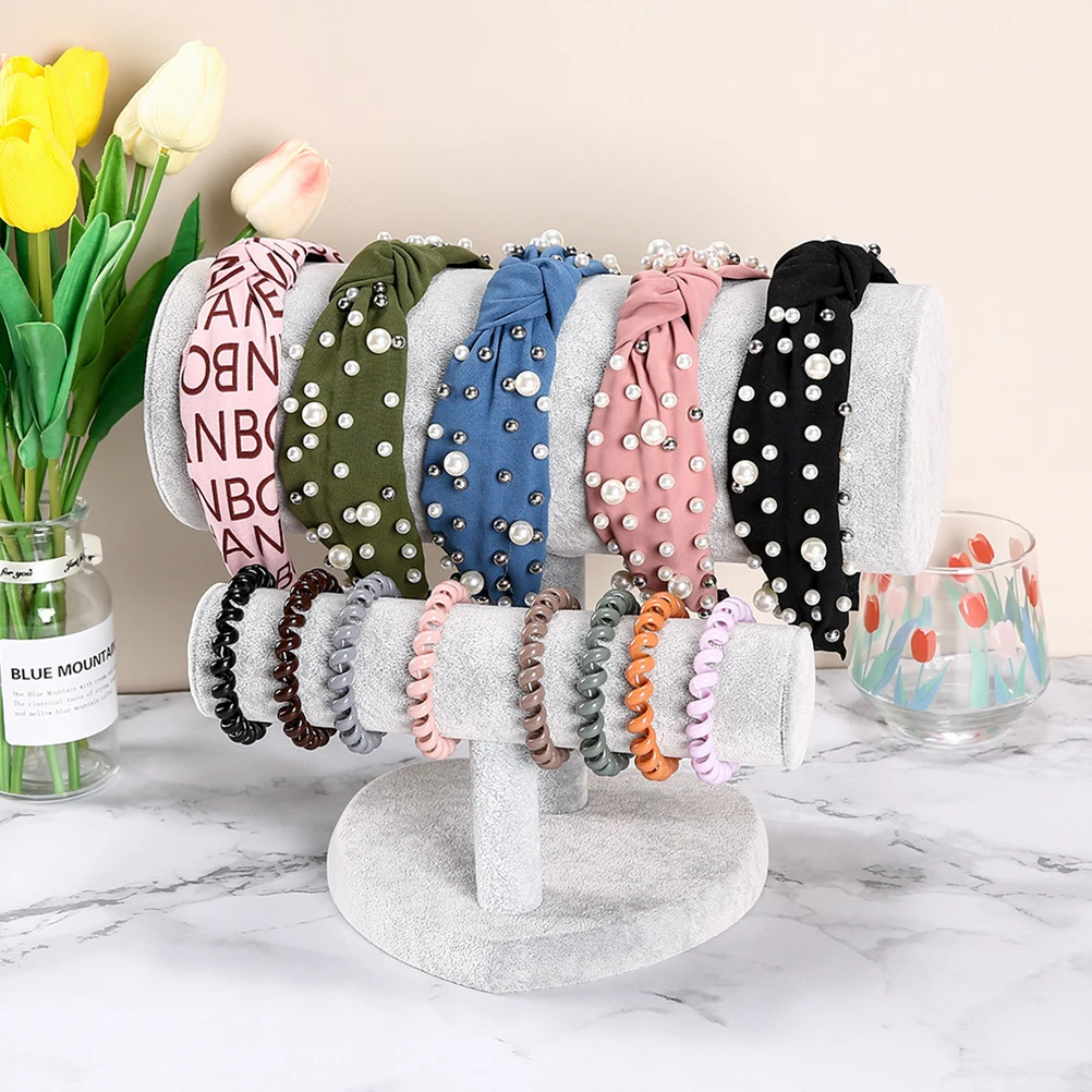

Headband Bracelet Display Stand Hairband Rack Storage Girl Watch Pvc Pipe Displaying