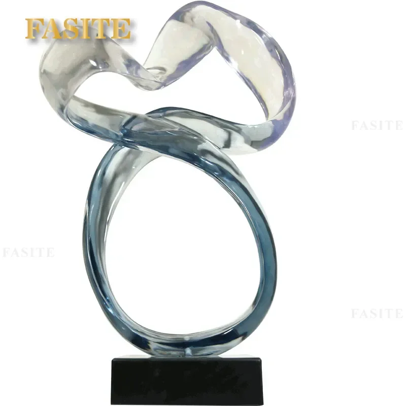 For Modern Minimalist Abstract Art Ornament Creative Sculpture Light Luxury Decoration Craft Gifts for Hotel Lobby Living