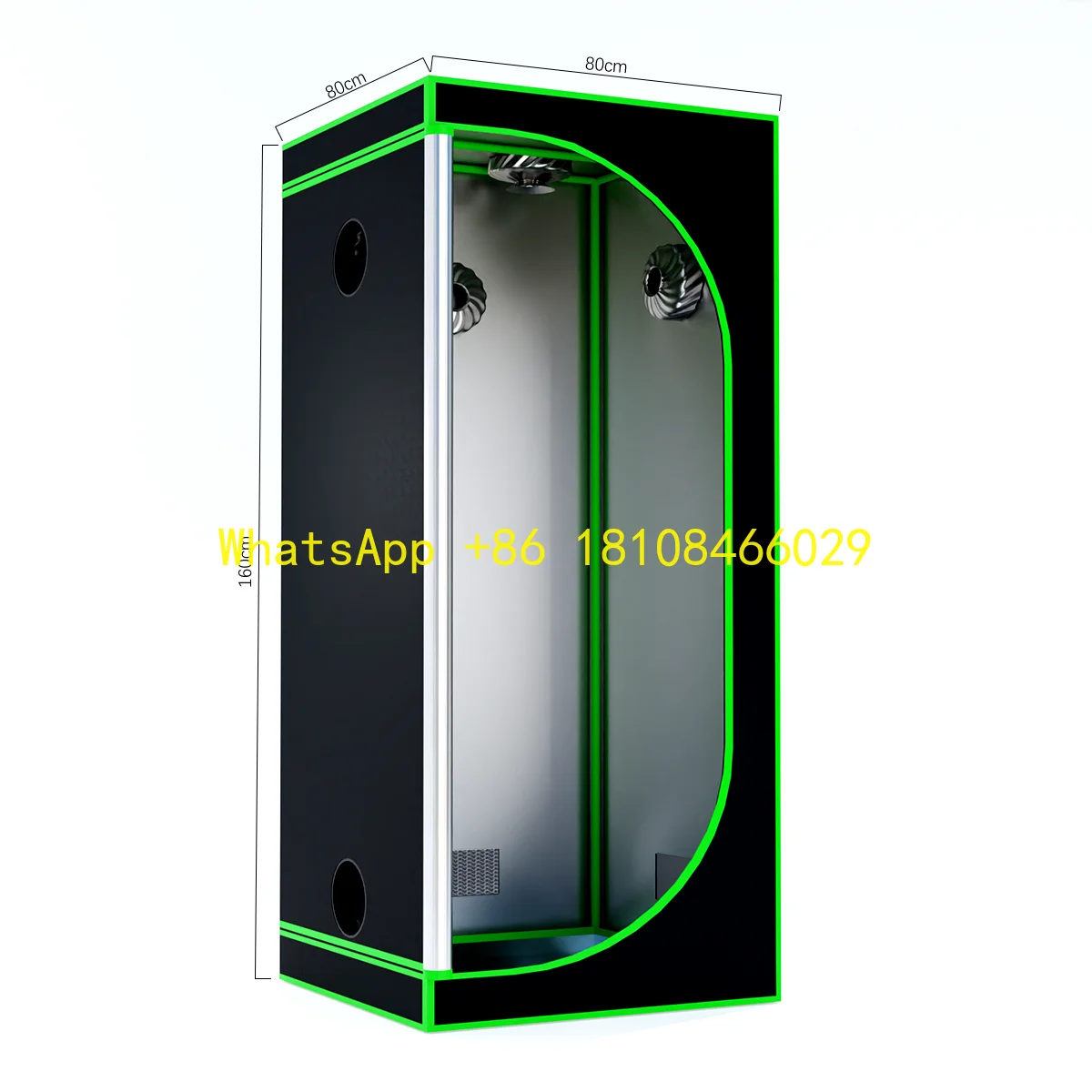 

Tents Kit for Indoor Plant Growth80*80*160cm New Growbox 4 Inch Smart Duct Fan With Irrigation System Full Grow