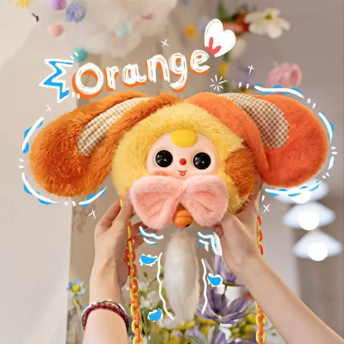 

Baby Three Lucky Rabbit плюшевая игрушка сумка модная слепая коробка кукла милый подарок сумка на молнии мягкие приятные куклы-сюрпризы