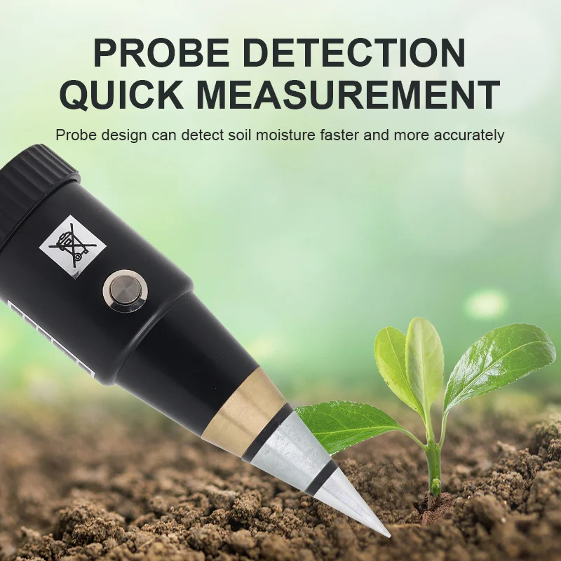 Soil Moisture PH Meter Acidity Humidity Tester Metal Sensor Probe 3~8ph No Battery Hygrometer for Planting Garden Tool