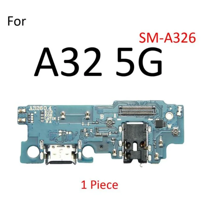 USB Charging Port Connector Board Flex Cable With Microphone Mic For Samsung Galaxy A01 A02 A11 A12 A22 A31 A32 4G 5G  A03S image 5