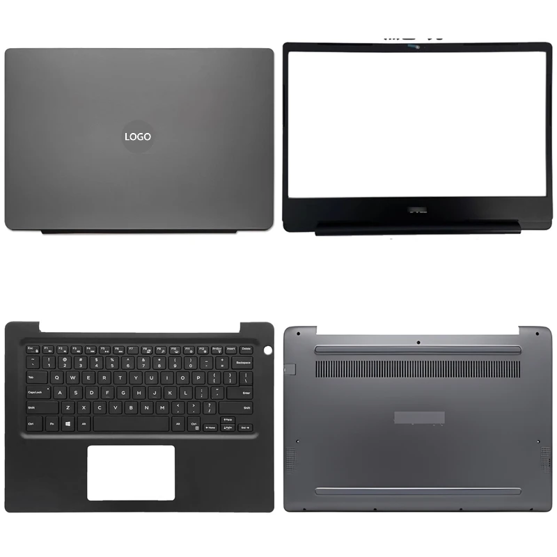 

New Original For Dell Vostro 14 5481 V5481 Laptop LCD Back Cover Front Bezel Upper Palmrest Bottom Base Case Keyboard Hinges