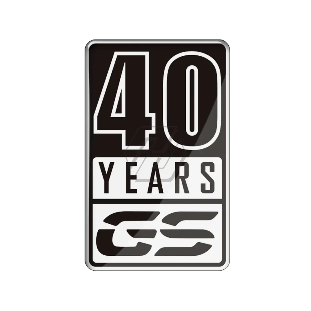Per BMW Motorrad 40 anni GS Adesivo F850GS R1200GS R1250GS Decalcomanie Adesivo in resina 3D