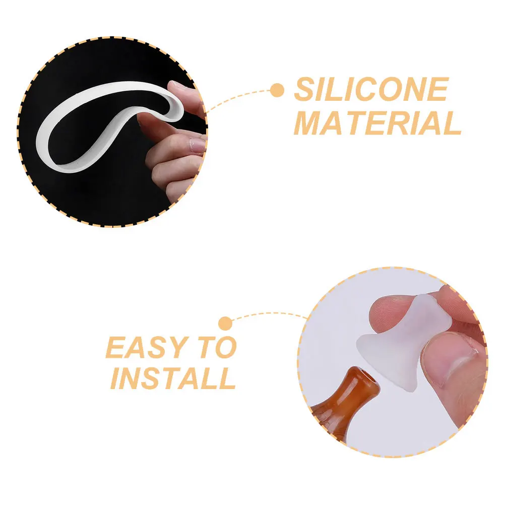 

3Pcs Cucurbit Flute Part Protective Sleeve Reliable Protection Easy Installation No Tools Required Cucurbit Flute Sleeve