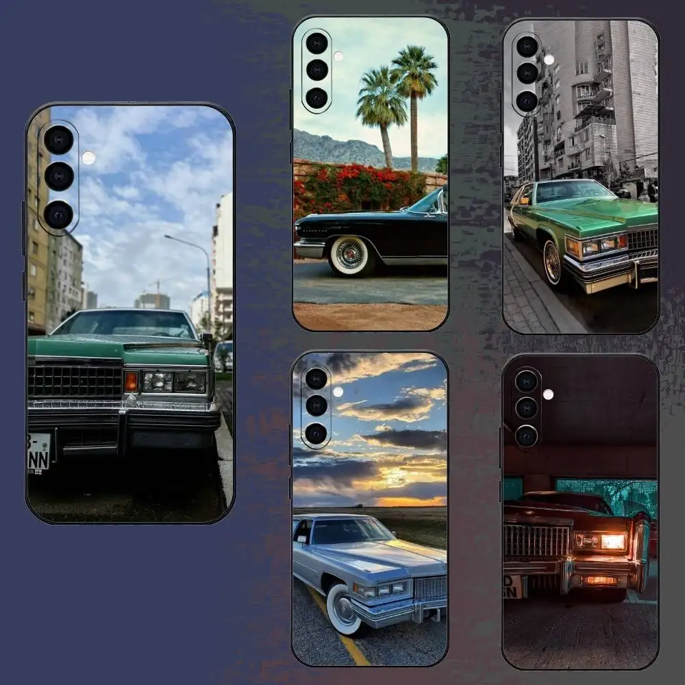

Classic Old Model Car D-Deville Phone Case For Samsung Galaxy A73,A72,A71,A70,A52,A51 Others Soft Black Cover