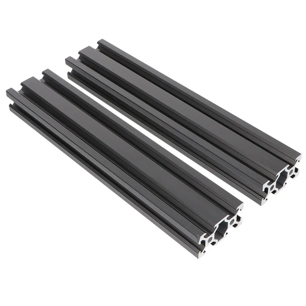 2Pcs High Strength Aluminum Profile T Slot 300Mm Anodized Printer Parts Extrusion Guide Rail for Cnc 3D Printer Automation