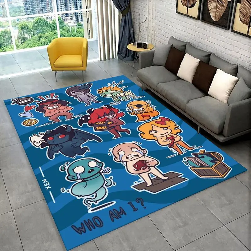 RPG Game The Binding Of Isaac Living Room Non-Slip Area Rug Soft Carpet for Bedroom Kids Playroom Sofa,Home Decor Doormat Gift