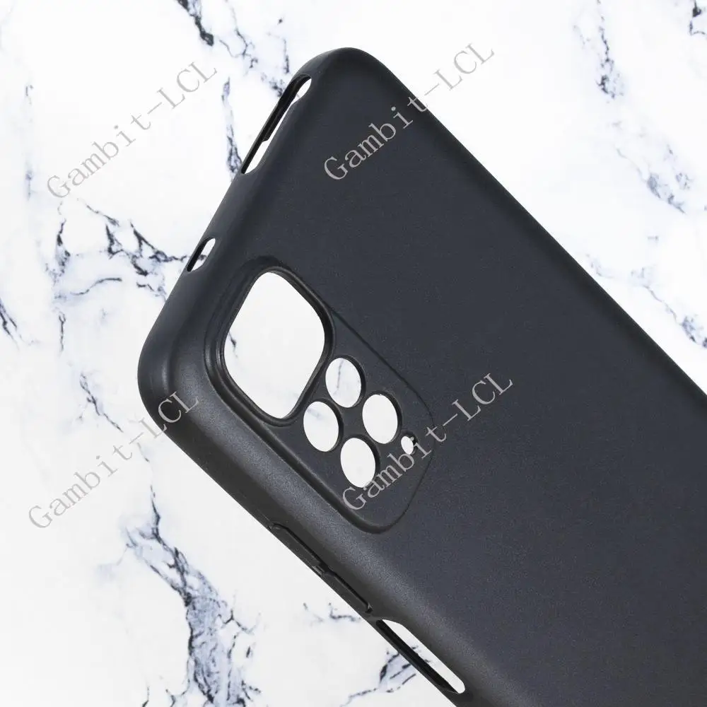 をxiaomi redmi注11 4グラムグローバル6.43 "2201117TG、2201117TIシリコーンスマートフォン電話の保護バックシェルソフトtpuケース