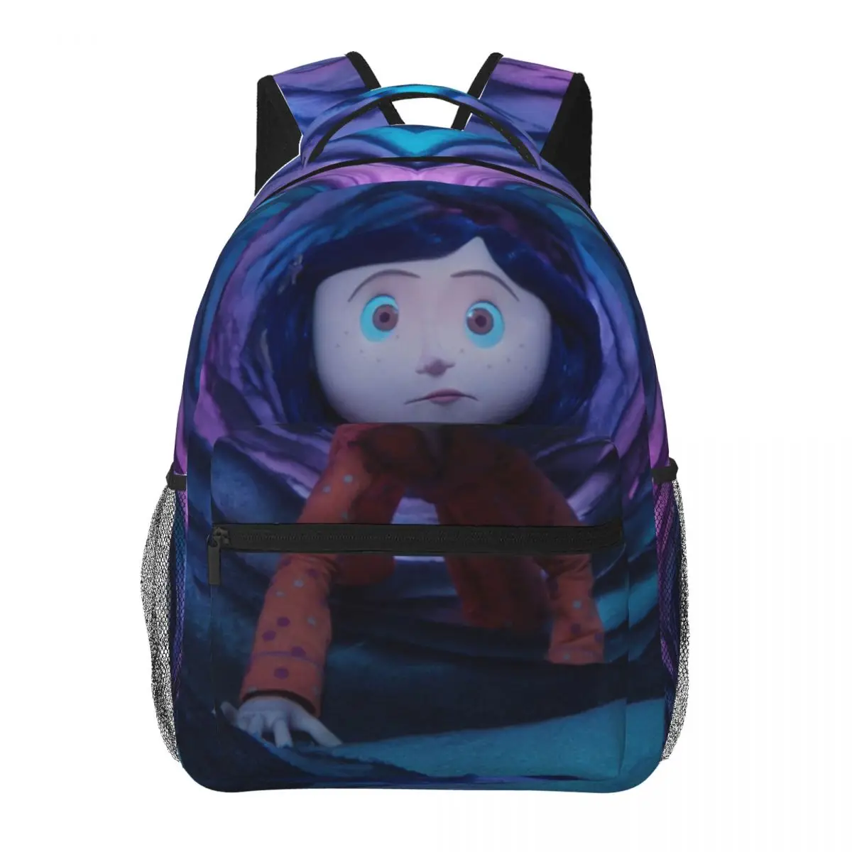 Coraline New Fashionable Pattern School Bag Print Lightweight Backpack 17inch