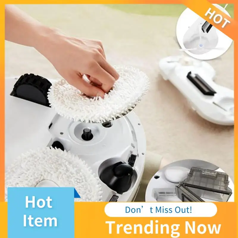 BBNV-Für Narwal T10 Roboter Kehrroboter Vakuum Teile Waschbare Seitenbürste Mopp Pads Ersatzteile