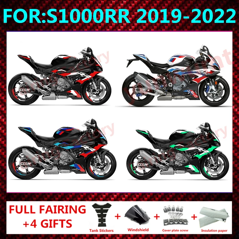 for S1000RR 2019 2020 2021 2022 S1000 RR M1000 19 20 21 22 Body full Fairing Kit Motorcycle Fairings Motorcycle Accessories zxmt