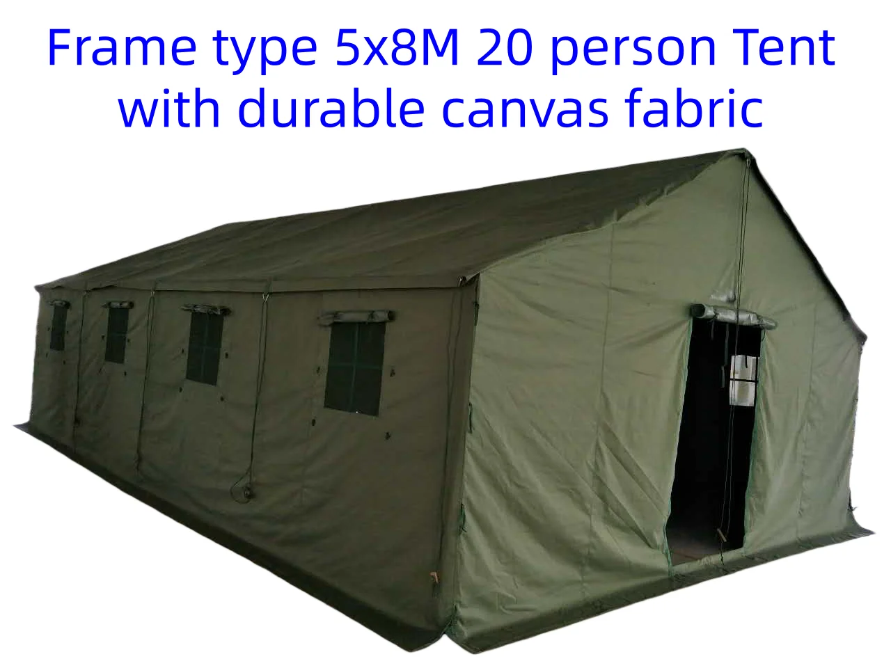 20-Person Green Tactical Shelter & Tent - Custom Designs For Outdoor Use