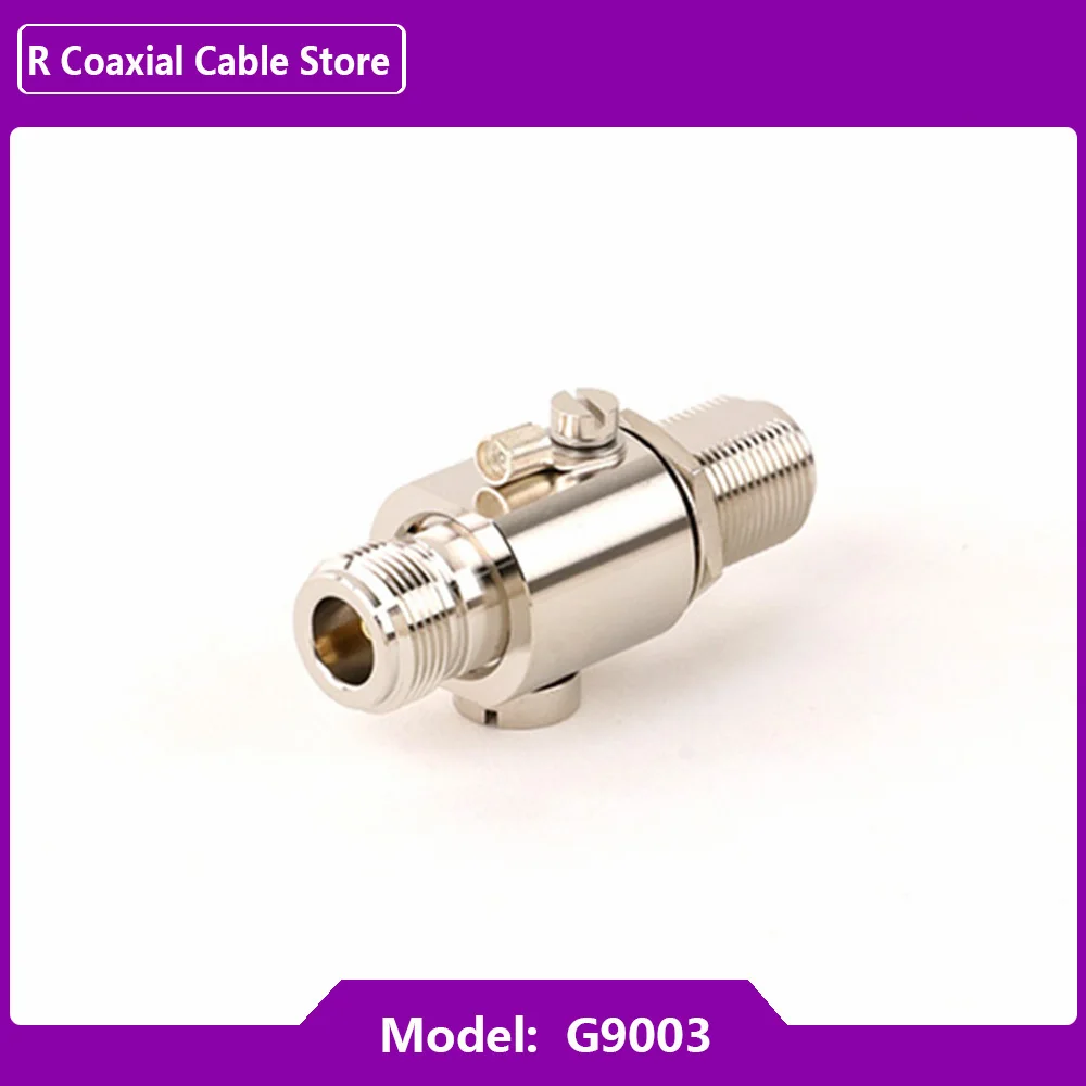 Радиочастотный коаксиальный разъем для радиолюбителя HAM CB WLAN N-тип 6 ГГц грозоразрядник N-JK коаксиальная антенна против молнии связь