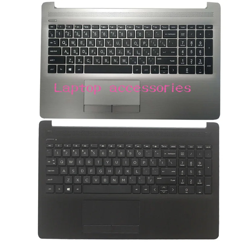 For HP 15-DA 15-DB 15T-DA 15T-DB 250 255 G7 TPN-C135 TPN-C136 Russian/US/UK/French/Spanish/Latin laptop keyboard palmrest upper