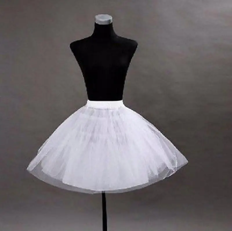 BABYONLINE Soild Tutu adulto corto sottoveste Crinoline gonna intima Tutu matrimonio abito da sposa gonna accessori da sposa