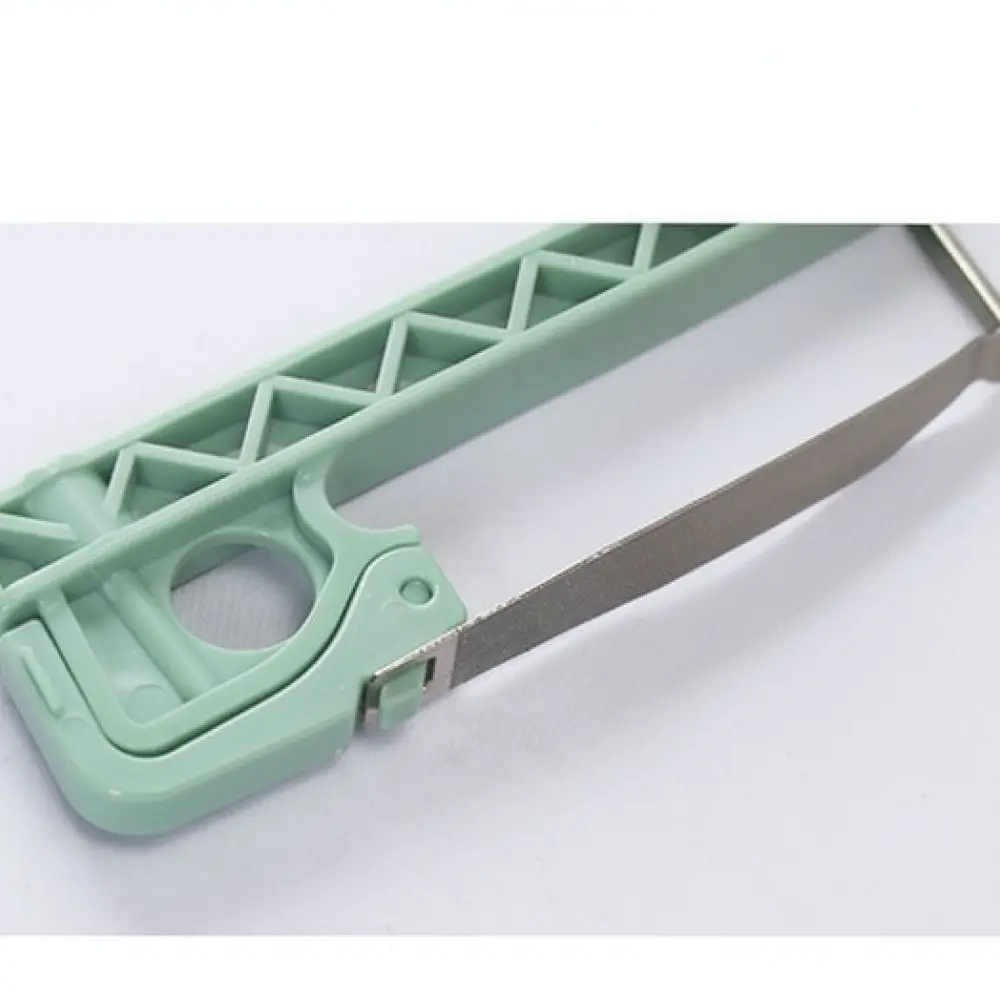 Double Sided Diamond Sharpener Kitchen Professional Grinding Tool Portable Hone Stone Home Cooking Gadget Green Orange