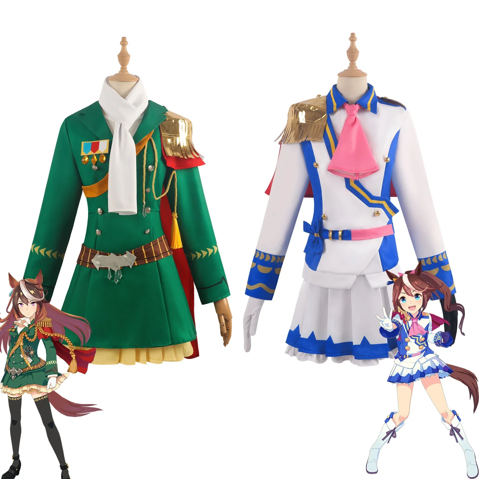 

Anime Pretty Derby Tokai Teio Cosplay Costume Women Girl Leisen College Uniform Dress Tokai Teio Halloween Carnival Role Play