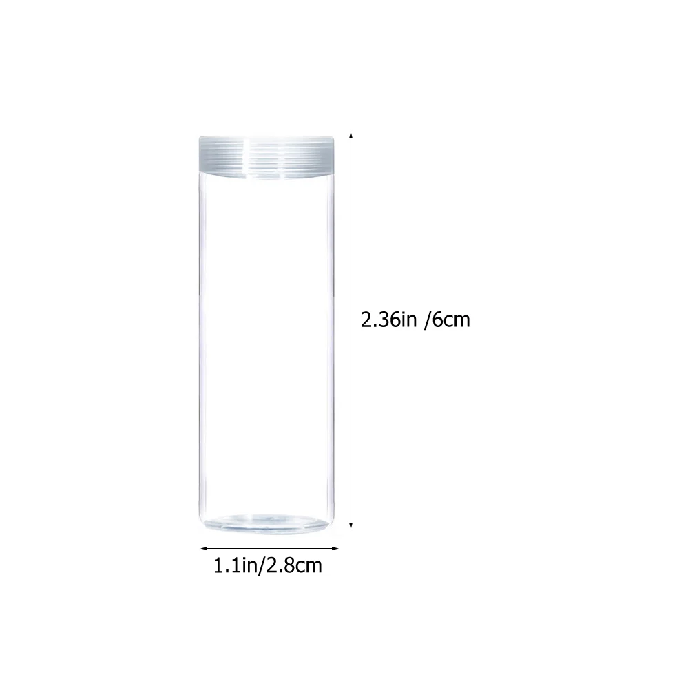 Quarter Storage Tubes 27mm Diameter Transparent Coin Barrel Full Roll Loose Protection (27mm Half Barrel) 10 Pieces