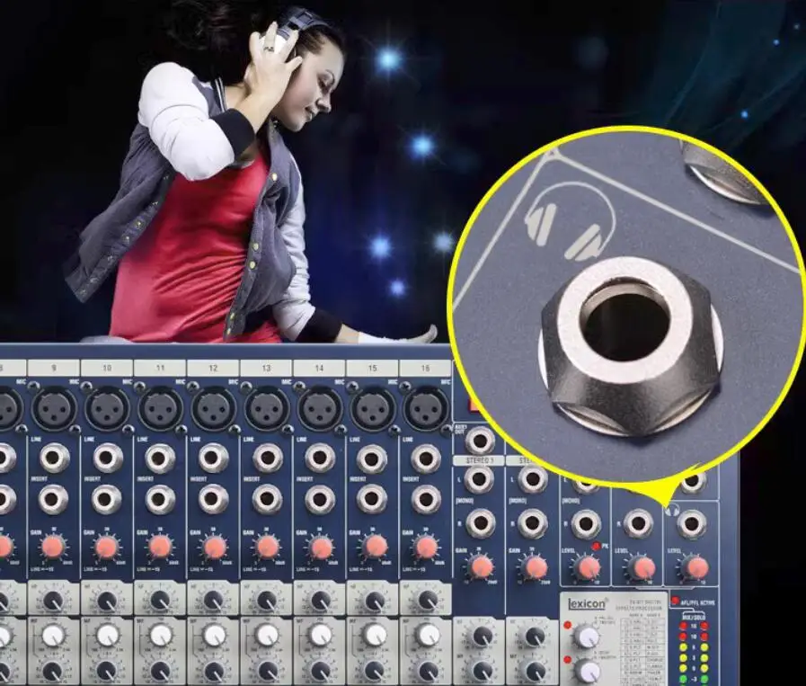 EFX8 professioneller Mixer für Bühneneffekt-Performance, 20-Kanal-Mischkonsole