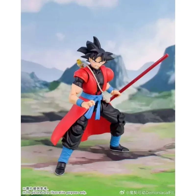 متوفر في المخزون شيطاني صالح غوكو الوقت والفضاء الطليعة الشكل لعبة دراغون بول الوقت والفضاء سون جوكو عمل الشكل رانج Dbz تمثال #5