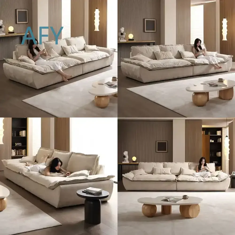 This link is the product deposit! Italian Style Sailboat Sofa for Small Living Room Modern Minimalist Matte Fabric Removable