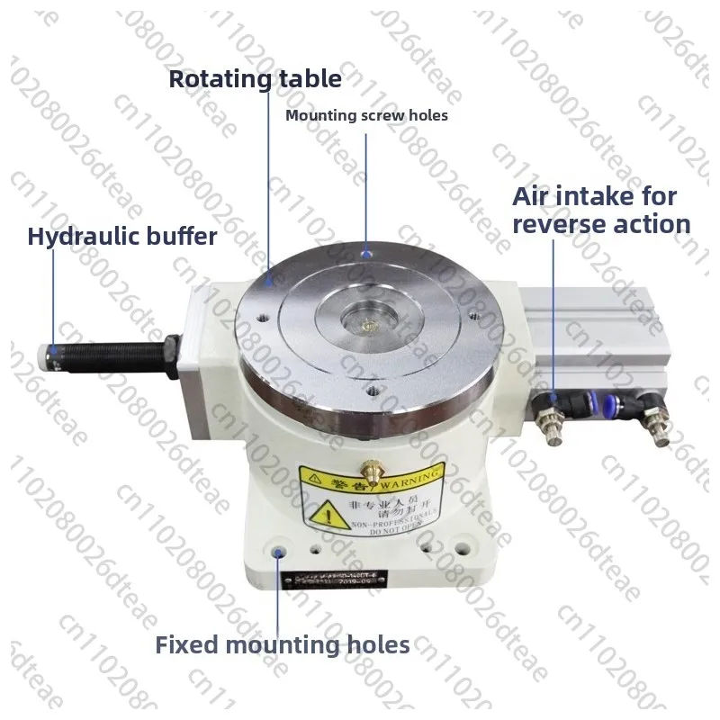 لوحة فهرسة هوائية أوتوماتيكية بالكامل، طاولة دوارة، مقسم لوحة تقسيم متساوي HSD-140DT دوران تشاك هوائي