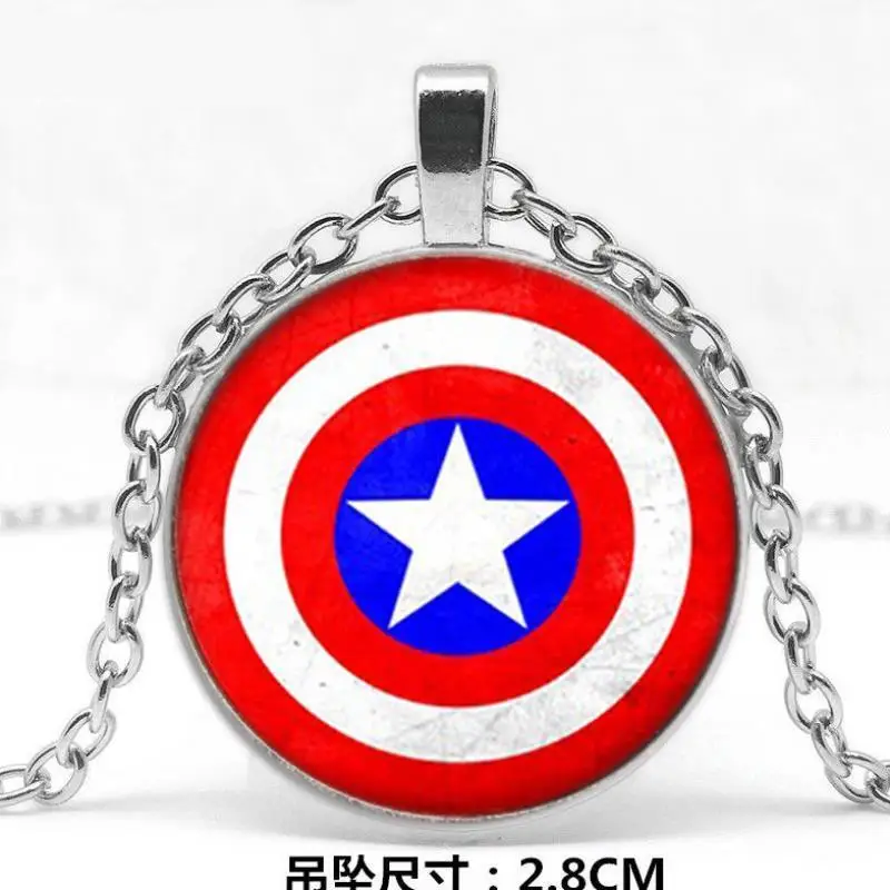 The Avengers Iron Man Series Ark kalung reaktor kartun perifer dipersonalisasi Sweater kreatif rantai pasangan liontin sederhana