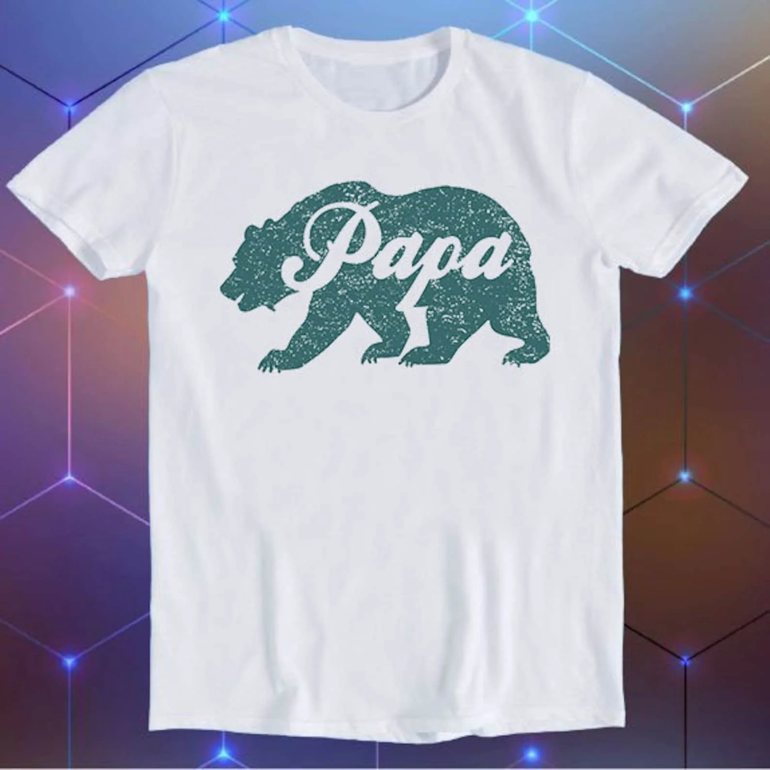 Papa Bear Fathers Day Papa Grandpa Forest Tee Meme Movie Music Cool Funny Gift