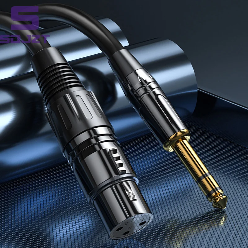 6.5mm Audio To XLR Female Audio Cable 6.35 Large Two Core XLR Balanced Microphone Mixer Speaker Audio Cable 1m 2m 3m