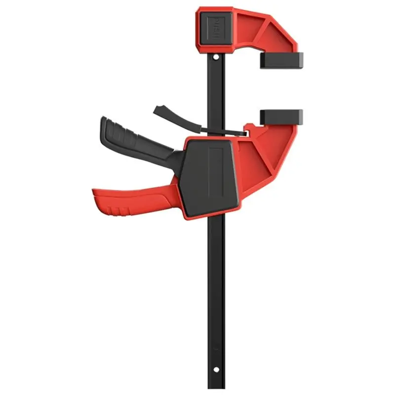 ABXF-12-Inch Bar Clamps Set With Leveling Block Clamps, One-Handed Quick Grip Woodworking Clamps, Expandable Spreader