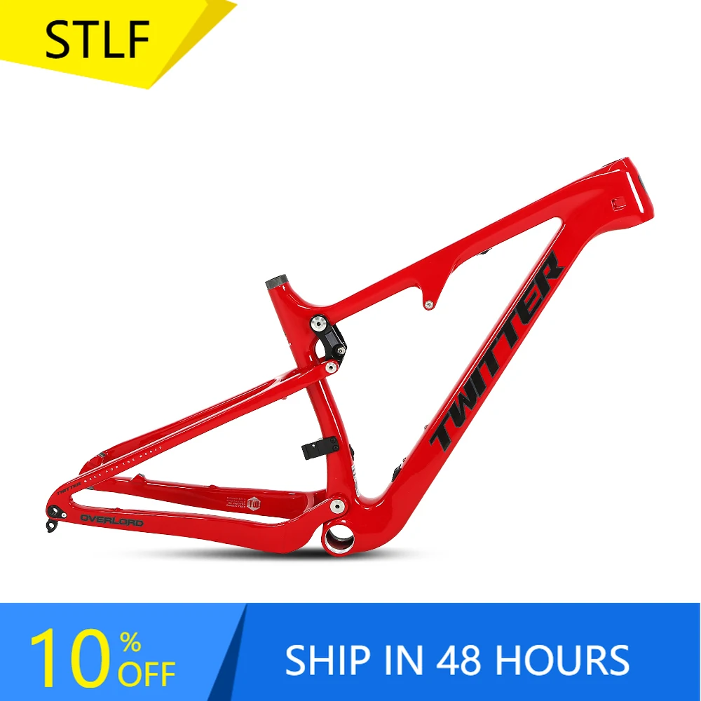 

STLF TWITTER New Arrival Bicycle Frame Full Suspension 29 Inch Mtb Bike Carbon Frame Carbon Mountain Bicycle Frame