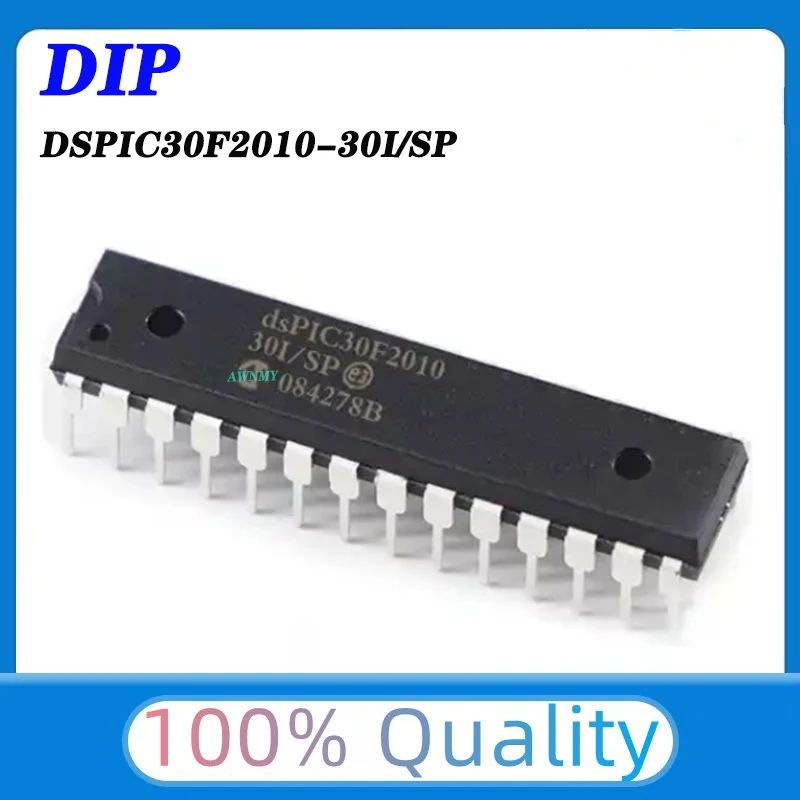 10Pcs/Lot DSPIC30F2010-30I/SP DSPIC30F2010 DIP-28 New original IC In Stock！