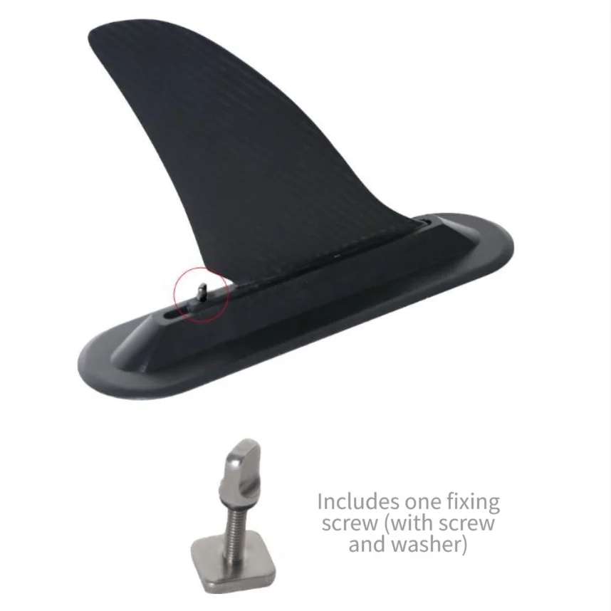 High Performance Carbon Fiber Surf Fin for Paddleboards and Surfboards 94g Racing Style with Streamlined Design Gray