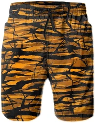 Leopard Hawaii Graphic Beach Shorts Pants Men 3D Printed Surfing Board Shorts Summer Hawaii Swimsuit Swim Trunks Cool Ice Shorts