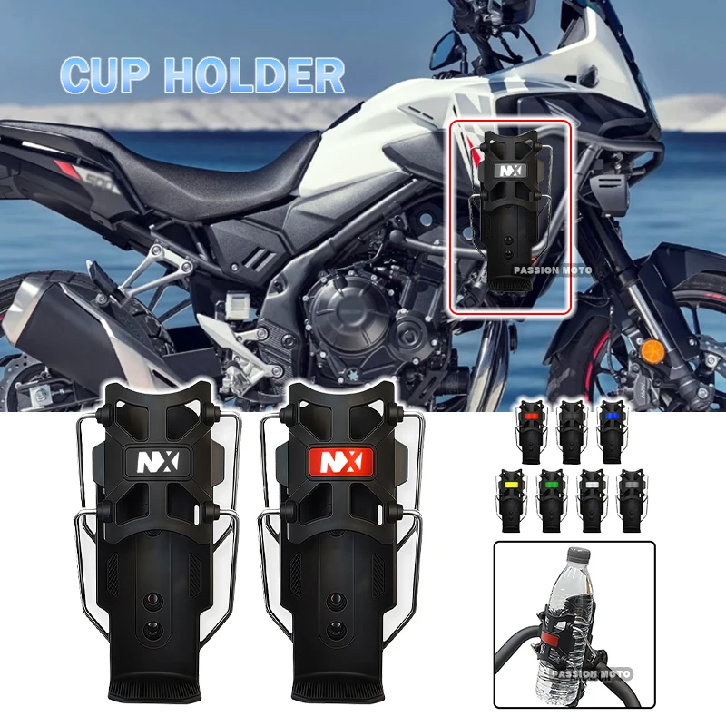 

New 2026 Motorcycle Adjustable Water Bottle Holder For HONDA NX400 NX500 NX750 NX190 NX200 NX 500 NX 400 Cup Holder Accessories