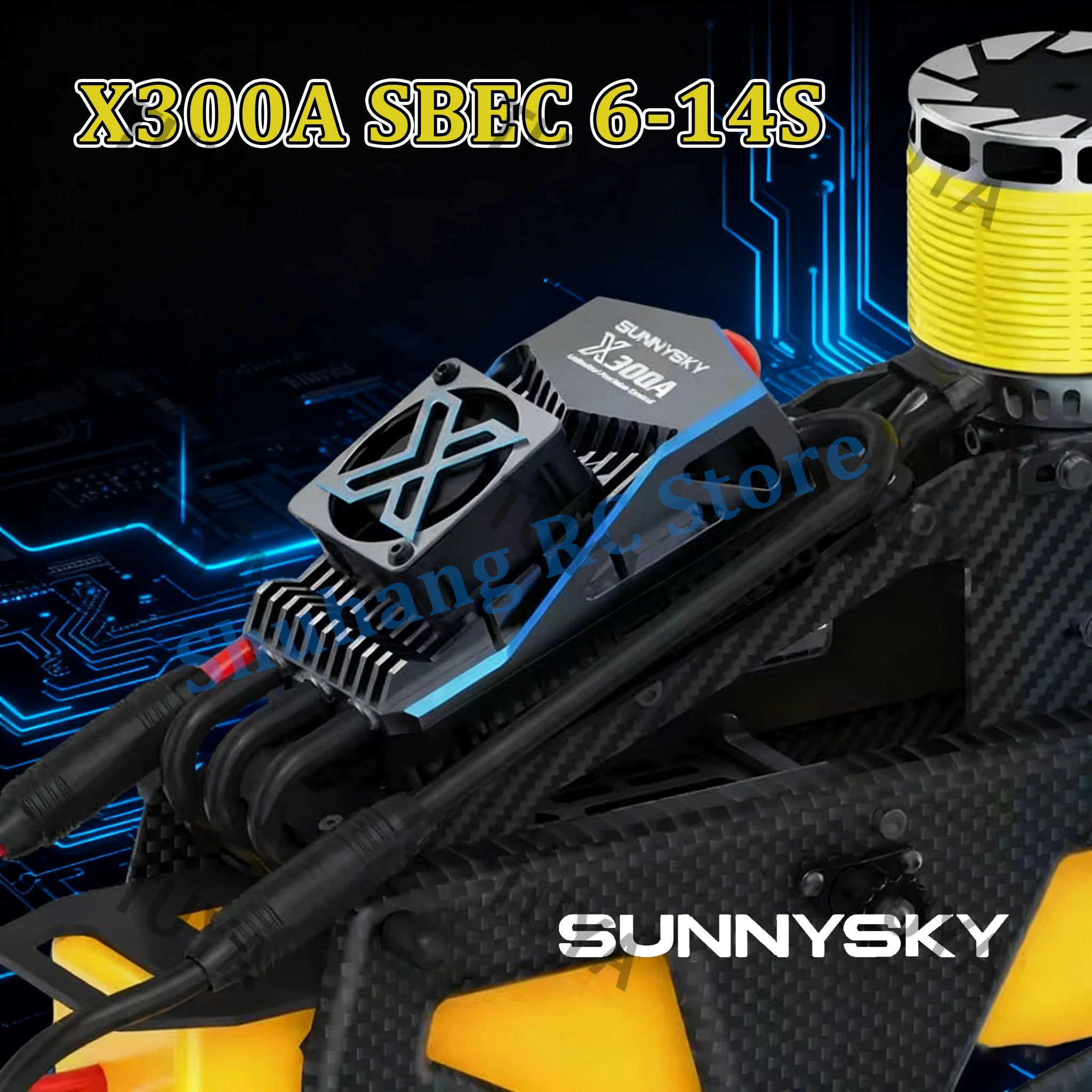 X300A SBEC Speed Controller 6-14S X300A ESC For RC TOC Fixed-Wing Aircraft700-800 Series 3D Helicopter/Drone