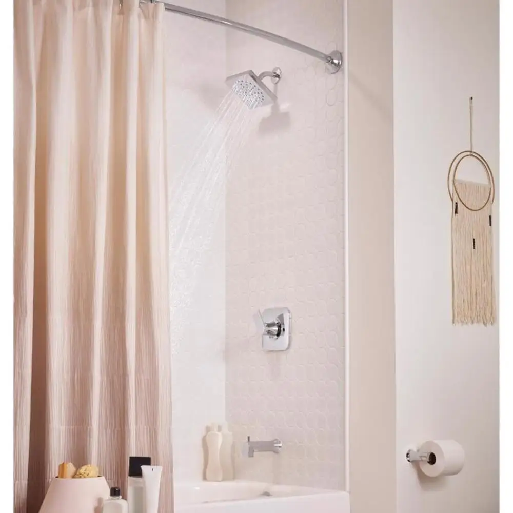 Genta 1-Handle Chrome Tub and Shower Faucet