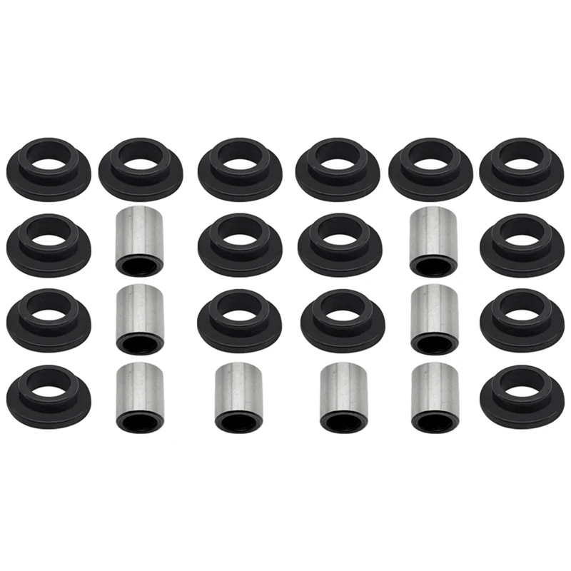 Front And Rear Shock Absorber Bushing 16Pcs Bearing Sleeve 8Pcs Kit For Arctic Cat 250 300 375 400 500 650 700 Bearca